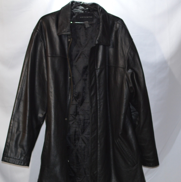 Men's leather coat - Picture 1 of 4